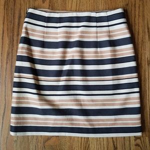 Loft striped skirt